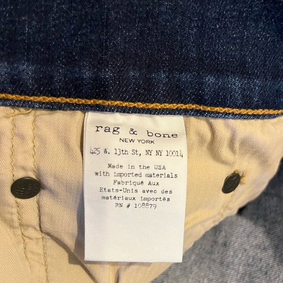 NWOT Rag & Bone Men’s Standard Issue Jeans - Picture 5 of 8